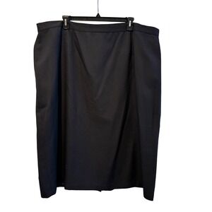 Sag Harbor Suit Woman Black Pencil Skirt Plus Size‎ 32W Career